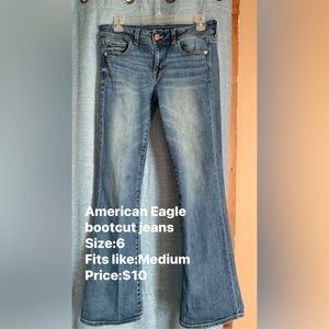 American eagle bootcut jeans